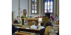 Festgottesdienst zum 50jahrigen Priesterjubiläum von Stadtpfarrer i.R. Geistlichen Rat Ulrich Trzeciok (Foto: Karl-Franz Thiede)